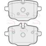 Apec Brake Pads With Bolts (PAD1779) Fits: BMW