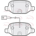 Apec Brake Pads With Bolts (PAD1819)