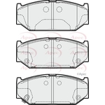 Apec Brake Pads (PAD1823) Fits: Suzuki