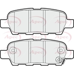 Apec Brake Pads (PAD1826) Fits: Nissan