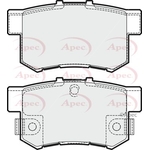 Apec Brake Pads (PAD1829) Fits: Suzuki