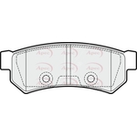 Apec Red Brake Pads (PAD1847)