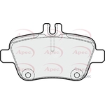 Apec Red Brake Pads With Bolts (PAD1851)