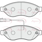 Apec Red Brake Pads (PAD1858)