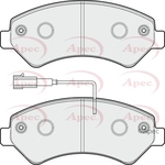Apec Red Brake Pads With Bolts (PAD1859)