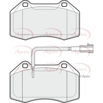 Apec Red Brake Pads (PAD1866)