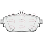 Apec Red Brake Pads With Bolts (PAD1881)