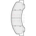 Apec Red Brake Pad (PAD1888)