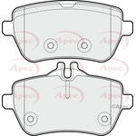 Apec Red Brake Pads (PAD1908) Fits: Mercedes-Benz