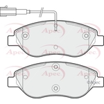 Apec Red Brake Pads With Bolts (PAD1912)