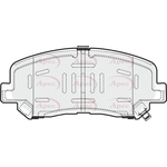 Apec Brake Pads (PAD1915) Fits: Mazda