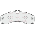 Apec Brake Pads With Bolts (PAD1920) Fits: Iveco