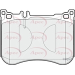 Apec Brake Pads (PAD1927) Fits: Mercedes-Benz