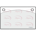Apec Brake Pads (PAD1935) Fits: Bentley