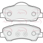 Apec Brake Pads With Bolts (PAD1937)