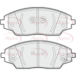 Apec Brake Pads (PAD1941) Fits: Chevrolet