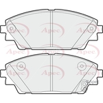Apec Brake Pads (PAD1968) Fits: Mazda