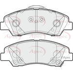 Apec Brake Pads (PAD2012) Fits: Hyundai