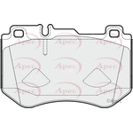 Apec Brake Pads (PAD2024) Fits: Mercedes-Benz