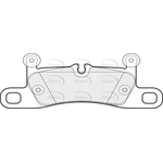 Apec Brake Pads (PAD2043) Fits: Porsche