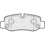 Apec Brake Pads (PAD2052) Fits: Mercedes-Benz