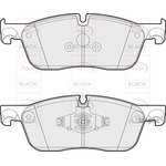 Apec Black Brake Pads Front (PAD2061B)