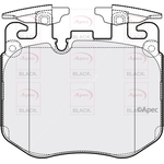 Apec Black Brake Pads Front (PAD2161B)