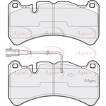 Apec Red Brake Pads (PAD2175) Fits: Alfa Romeo