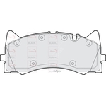 Apec Black Brake Pads Front (PAD2176B)