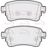 Apec Red Brake Pads (PAD2182)