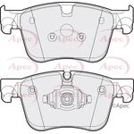Apec Red Brake Pads With Retaining Spring (PAD2184)