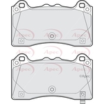 Apec Red Brake Pads (PAD2185) Fits: Ford
