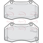 Apec Red Brake Pads (PAD2200)