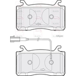 Apec Black Brake Pads Front (PAD2206B)