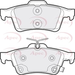Apec Red Brake Pads With Spring (PAD2211) Fits: Ford