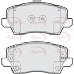 Apec Red Brake Pads (PAD2212) Fits: Kia