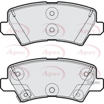 Apec Red Brake Pads (PAD2213) Fits: Kia