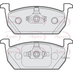Apec Red Brake Pads (PAD2216)