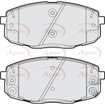 Apec Red Brake Pads (PAD2217) Fits: Hyundai