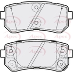 Apec Red Brake Pads (PAD2218)