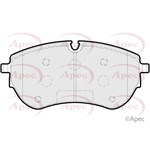 Apec Red Brake Pads (PAD2228)