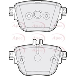 Apec Red Brake Pads (PAD2235) Fits: Mercedes-Benz