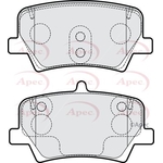 Apec Red Brake Pads (PAD2251) Fits: Volvo