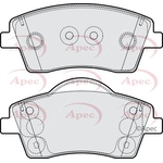 Apec Brake Pads (PAD2301) Fits: Volvo