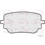 Apec Red Brake Pads (PAD2314) Fits: Mercedes-Benz