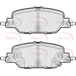 Apec Red Brake Pads (PAD2322) Fits: Honda