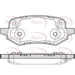 Apec Red Brake Pads (PAD2329)