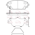 Apec Red Brake Pads (PAD2356)
