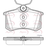 Apec Red Brake Pads (PAD2367) Fits: MG