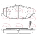 Apec Red Brake Pads (PAD2374) Fits: Suzuki